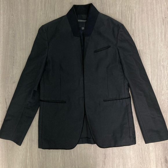 John Varvatos Collection HOOK & BAR SHORT SHAWL-COLLAR JACKET. Size EU52 USA 42 - Picture 4 of 9